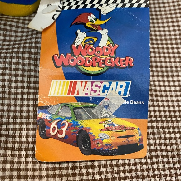 Vintage Team Woody NASCAR Plush Toy Woody Woodpecker #63 - Picture 5 of 5